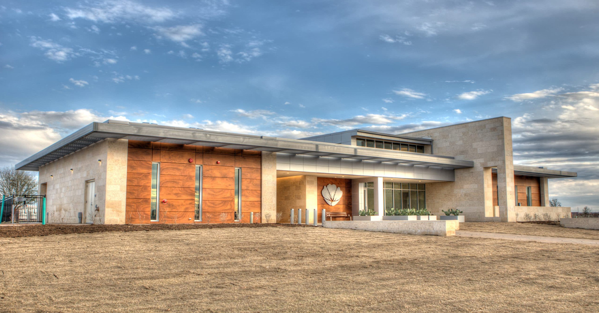 Hollyhock Amenity Center Sunshade Institutional