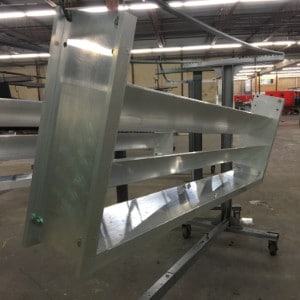 Bullmack - Finished Sunshade Before Powder Coat Application
