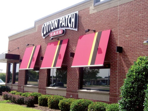 Cotton Patch Cafe | Fabric Awnings | National Accounts