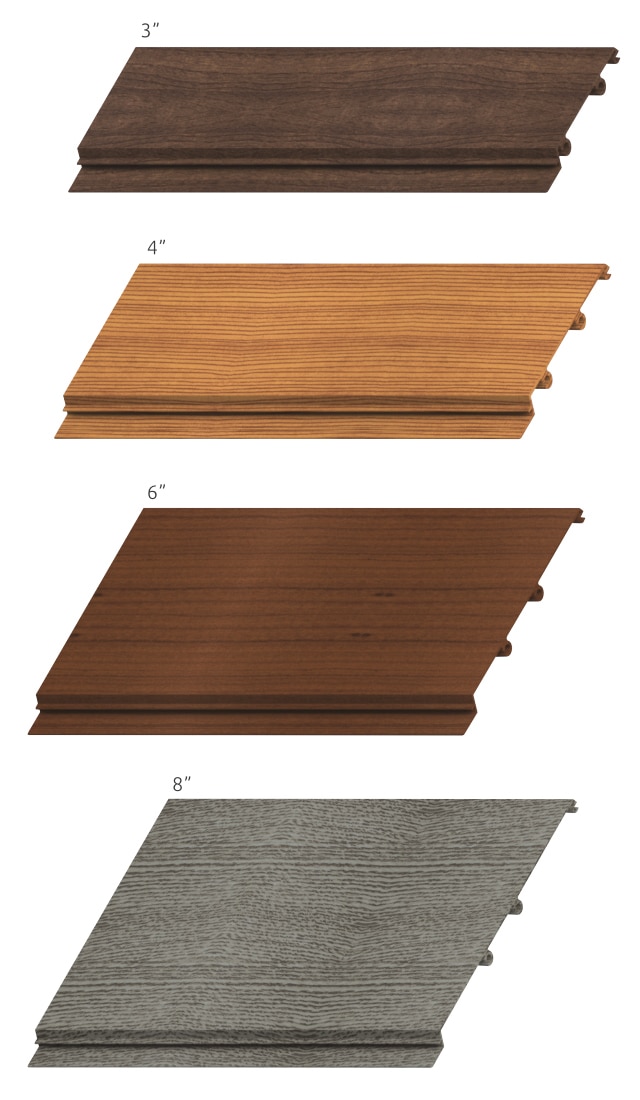 Extruded Wall Panels Widths