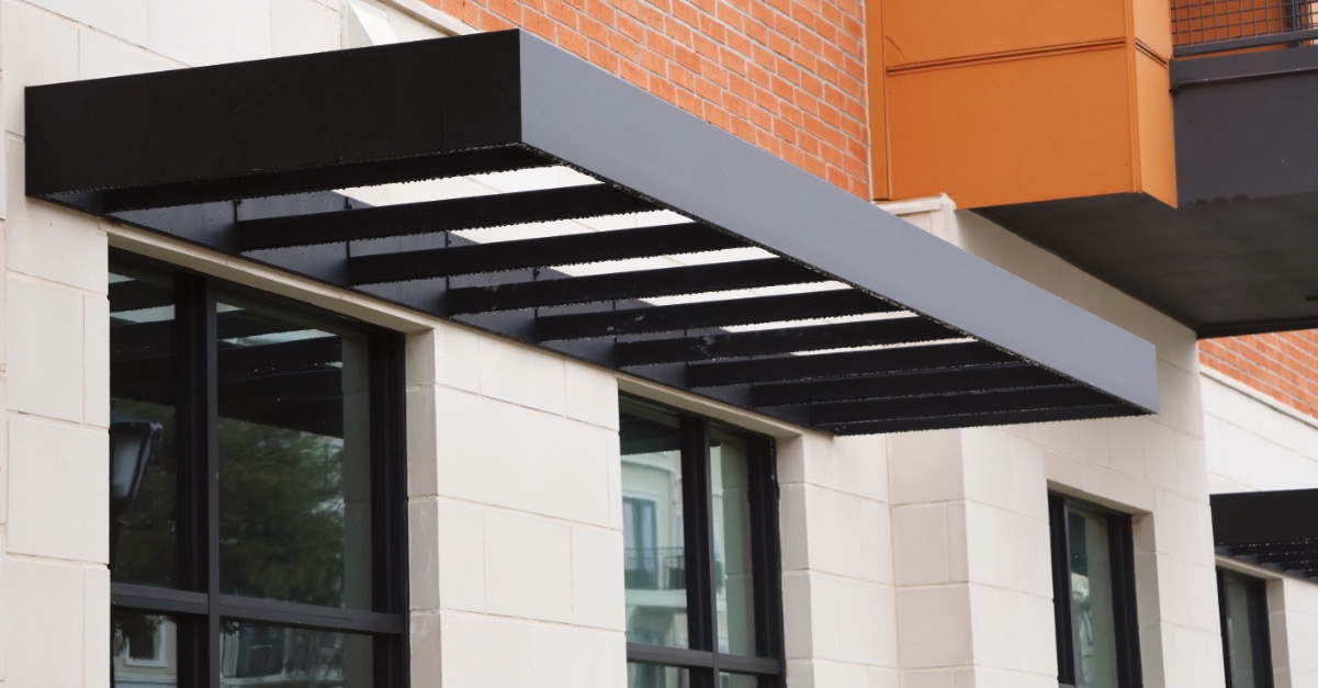 Louvered Sunshade After